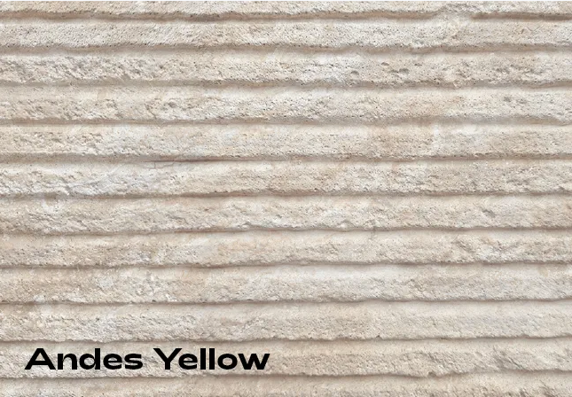 Flat Linear Stone Andes Yellow 포미스톤 컬러칩